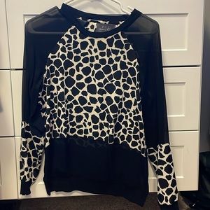 Animal Print Blouse